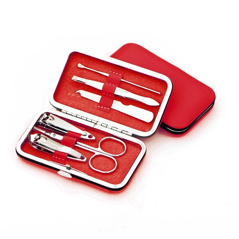 Home Candy Color Manicure Set Conjunto de manicure Conjunto de 6 peças Cortador de unhas Conjunto