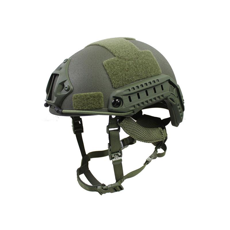 FAST Fiberglass Helmet with Wendy Suspension and Thickened Sponge Liner - 1.5kg Anti-Riot, Anti-Smash Tactical Training Helmet