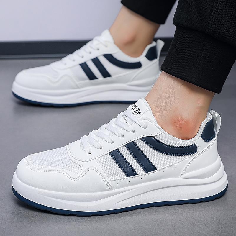 Menns Fritidsmote Fire Sesonger Studenter Komfortable Joggesko Gutter Trendy Myk Såle Pustende Sko