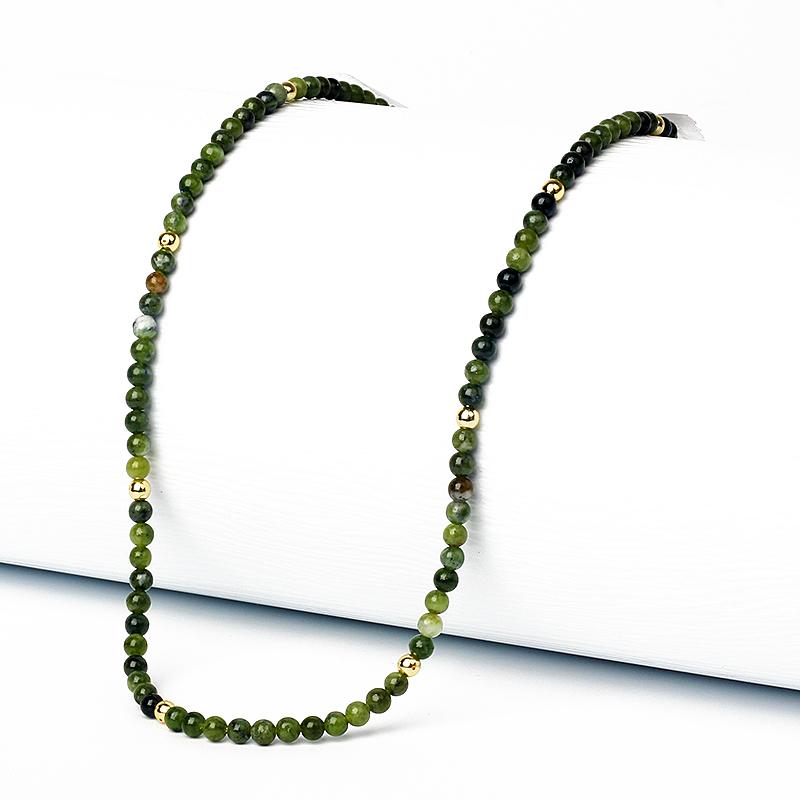 Reiki Nature Stones Necklaces for Women Fashion 4mm Bead Agates Quartz Crystal Lapis Lazuli Choker Men Female Jewelry Party Gift