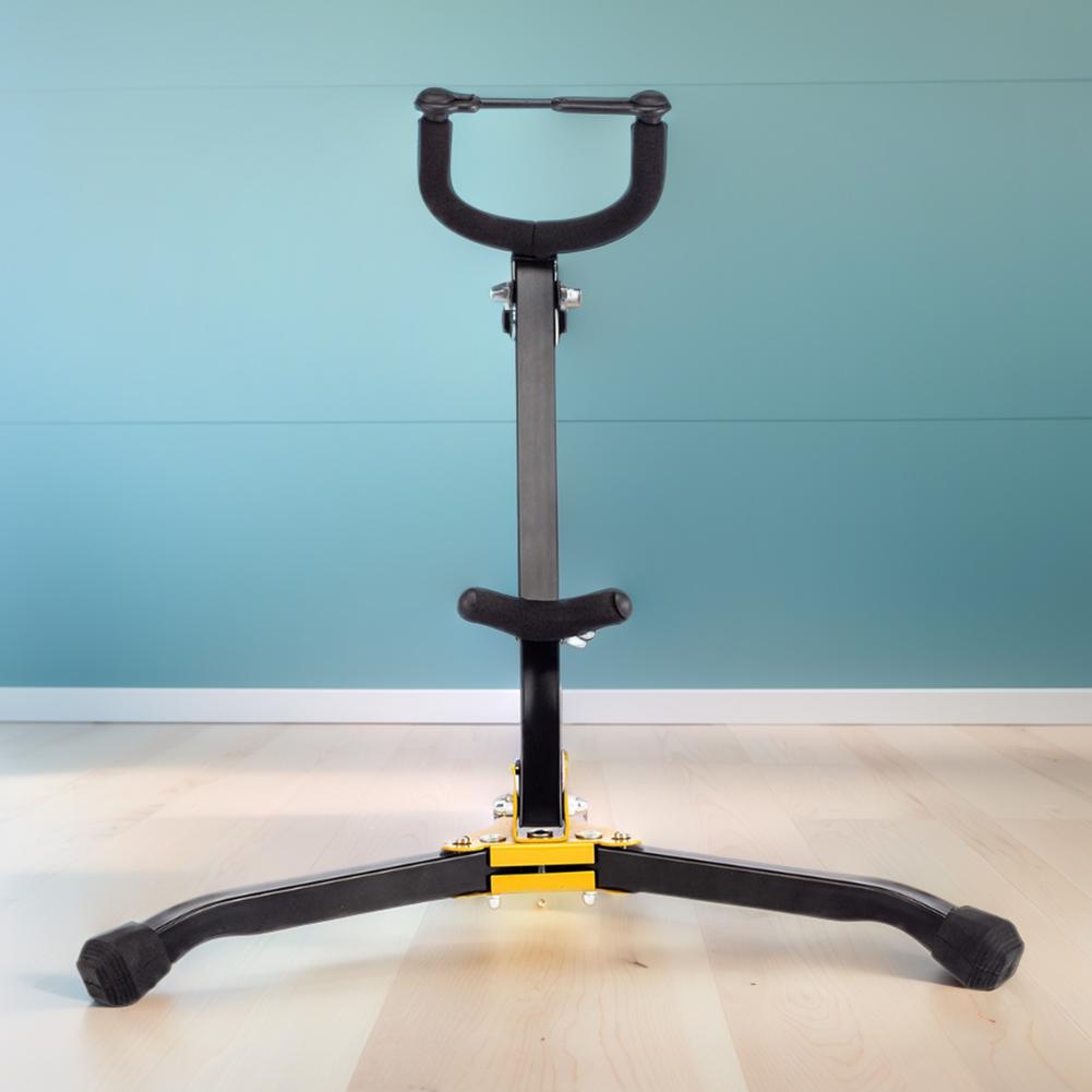 Alto Tenor Saxophone Stand Metal Folding Saxophone Stand Adjustable Saxophone Floor Bracket Wind Instrument Accessories