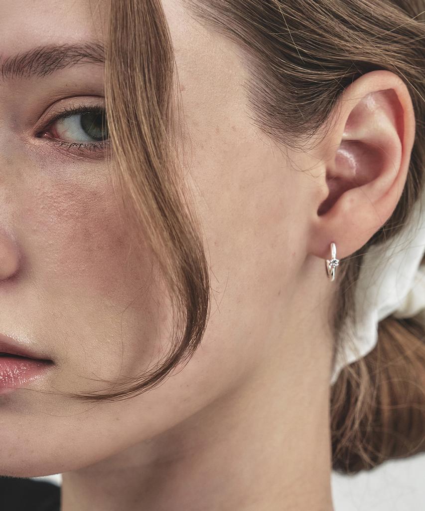 Attica Raw Starpoint Earrings / Ebs024