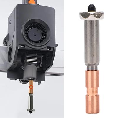 0.8mm Integrated Nozzle Quick Swap Nozzle for Kobra 3 Max Combo 3D Printer Bimetal Heatbreak Detachable Hardened Steel Nozzle