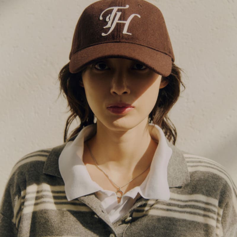 

TRAFFIC HARMONY WOOL BLEND TH APPLIQUE LOGO DEEP-FIT BALLcap_brown brown