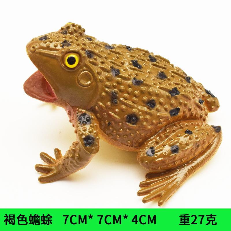 1pcs Fashion Funny Toy Simulation Frog Model Animal Toys Novelty Toad Tricky Scary Squeeze Sound Frog Toys for Kids Gift