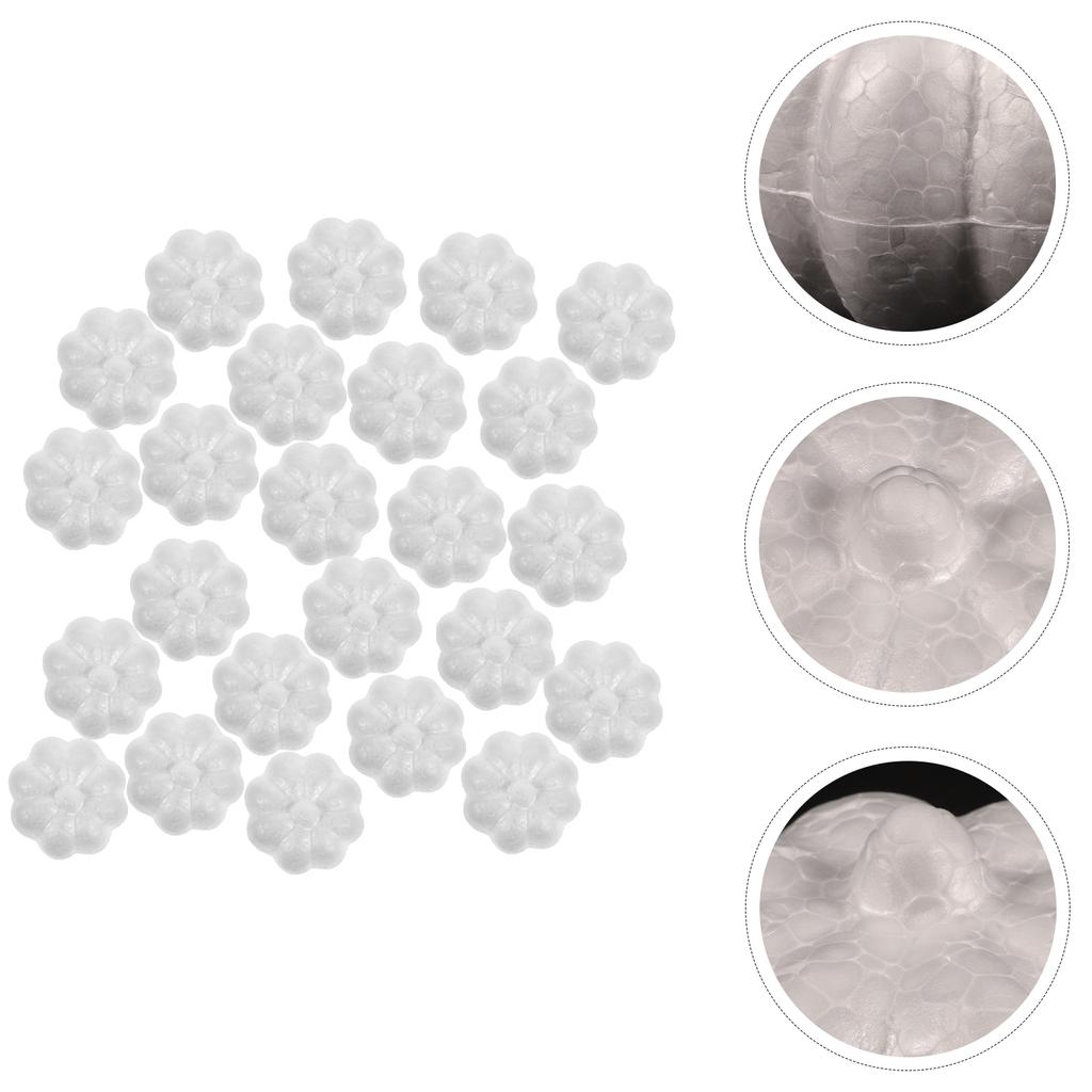 24 Pcs Foam Pumpkin Carving Supplies DIY Artificial Ornament Simulation Decor Decorations Halloween Vivid Craft