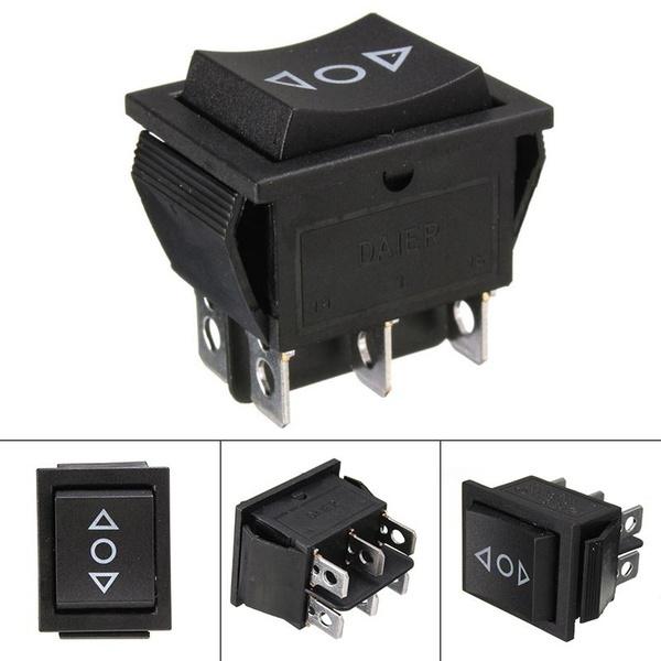Interruttore a bilanciere momentaneo per alzacristallo elettrico a 6 pin CA 250 V/10 A 125 V/15 A