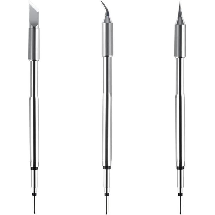 HengTianMei 210 Soldering Iron Tip Set-3pcs K, IS,I,Model.Suitable for SUGON A9 210, and T21 210 Soldering Station, Long Life, and Durability Solder