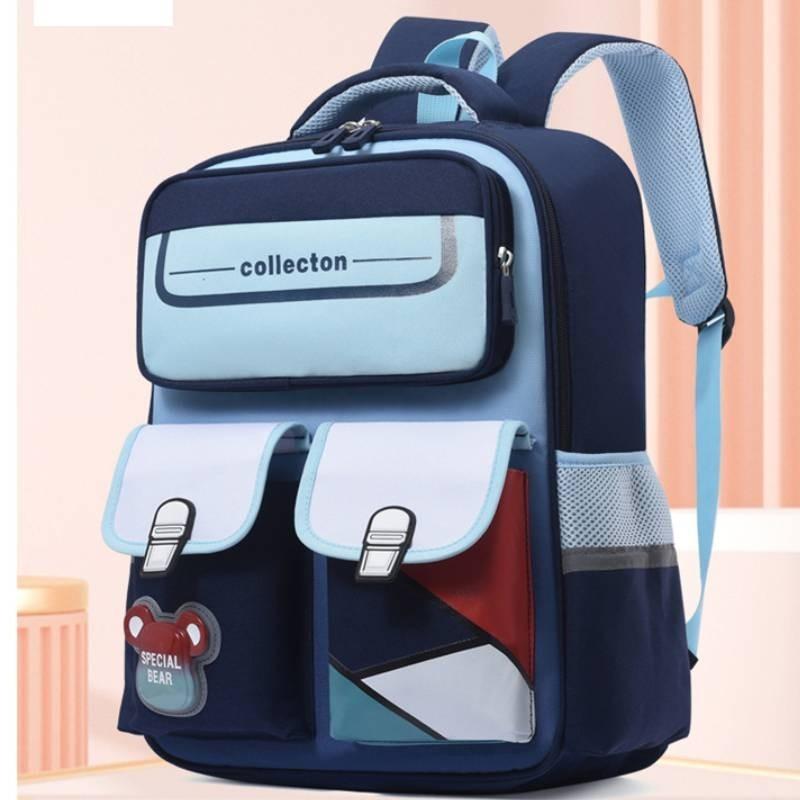 Adorable Oxford Cloth Kids Backpack For Grades 1-6 Breathable And Wear-resistant