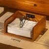 Wooden Tissue Box Bird-themed Napkin Holder Creative Desktop Napkin Box  Living Room
