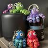 Portachiavi Polpo 3D Carino - Tentacoli e Piedi Flessibili Colori Vivaci Accessorio da Appendere per Sacchetto Regalo di San Valentino Decorazione da Scrivania