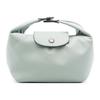 Longchamp Le Pliage Xtra Logo Button Closure Leather Mini Handbag Women Handbag Mint-Green 10291987M07