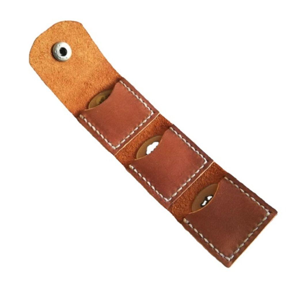 PU Leather Picks Storage Pouch Picks Organizer Guitar Picks Holder Bag  Electric Classical Bass