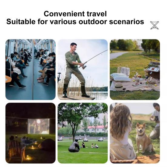 Venkovní skládací stolička s úložnou taškou Přenosná lehká vysoce odolná Kempování Turistika Cestování Pláž Piknik Rybaření Skládací židle Sedátko