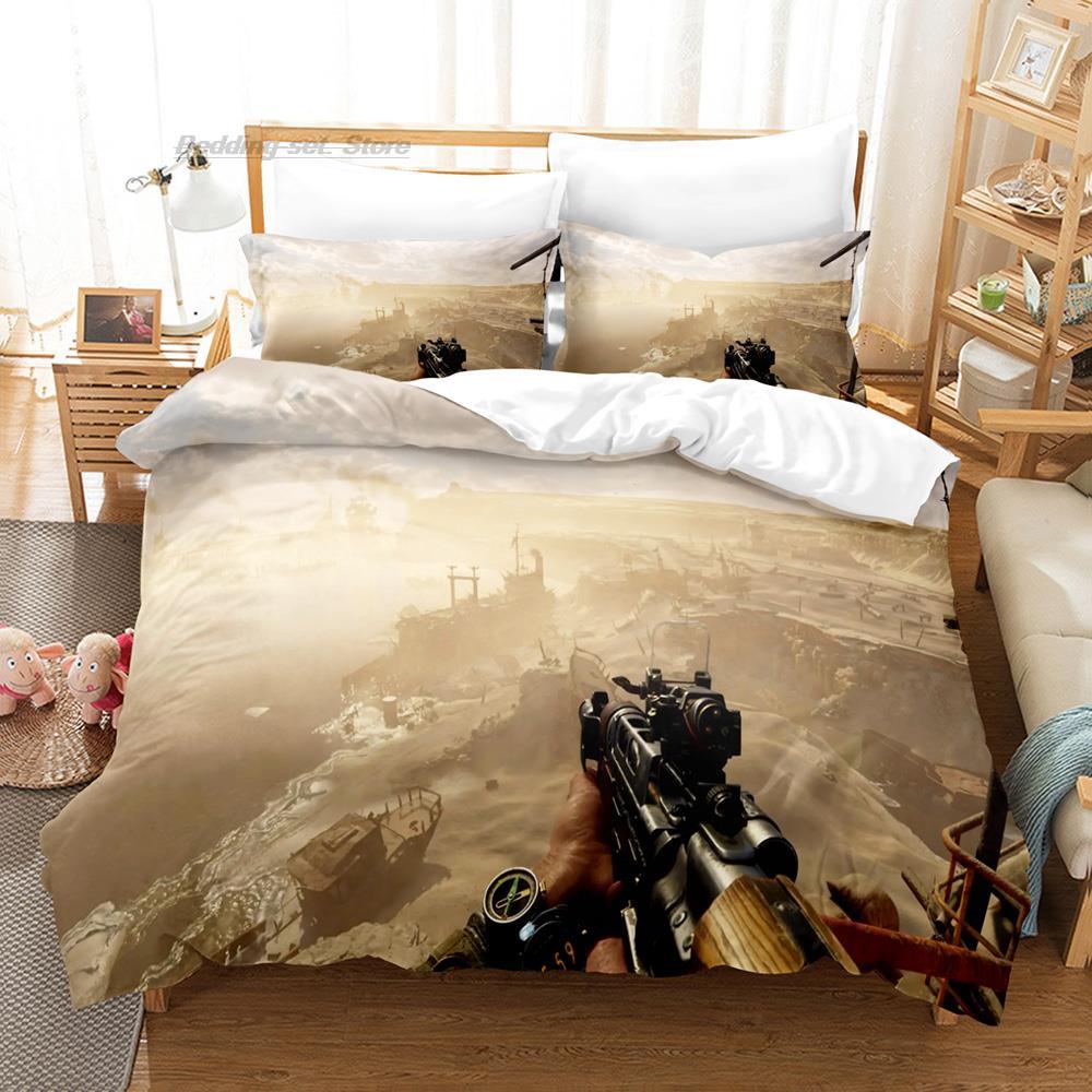 Metro Exodus Bedding Set Single Twin Full Queen King Size Bed Set Aldult Kid Bedroom Duvetcover Sets 3D Print Game Bed Sheet Set