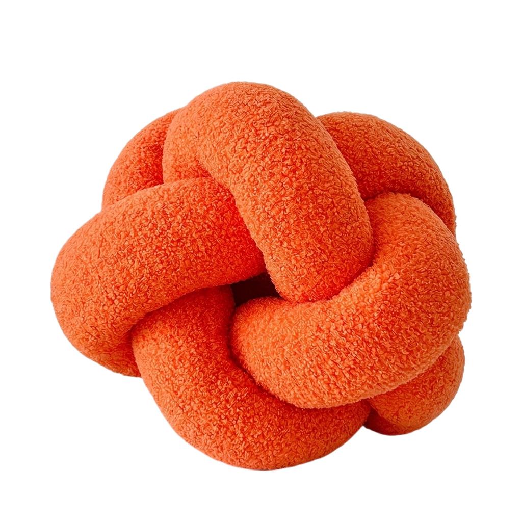 Handgeknüpftes Knotenkissen Dekoratives Weiches Plüschkissen für Wohnzimmer Schlafzimmer Sofa Stuhl Heimgebrauch Bequemes Stützendes Design