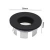 Plastic Brass Basin Faucet Sink Hole Cap Bathroom Insert Chrome Ring Overflow Cover