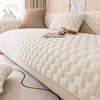 Winter Sofa Cover Soft Plush Non-Slip Couch Cushion for Living Room Thicken Universal Sofa Cover Back Towel Sectional Sofa Mat