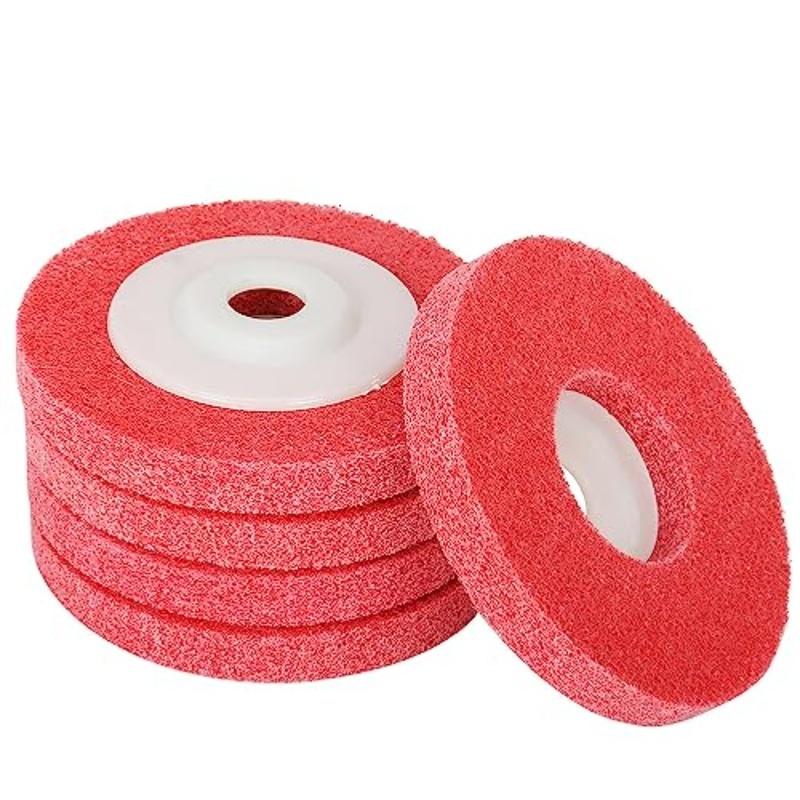 For Angle Grinder Nylon Fiber Polishing Wheel Built To Minimize Cutting and Scratching While Enhancing Smoothness