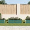 Garden Raised Bed Galvanized Steel 160 X 40 X 45 Cm Green