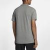 Nike Solid Color Logo Casual Short Sleeve Polo Shirt Men tops Gray 934657-036