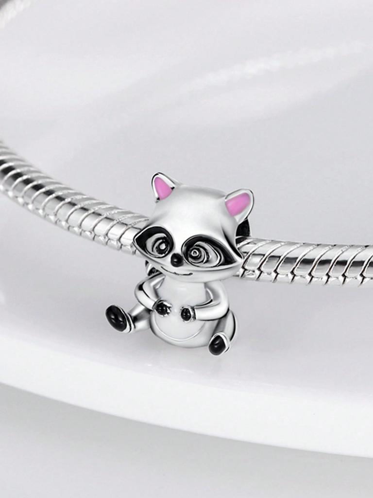Charms Plata Cute Leopard Little Fox Panda Beads Copper Plated Fit Copperoriginal Bracelet For Jewelry Making Diy Charm