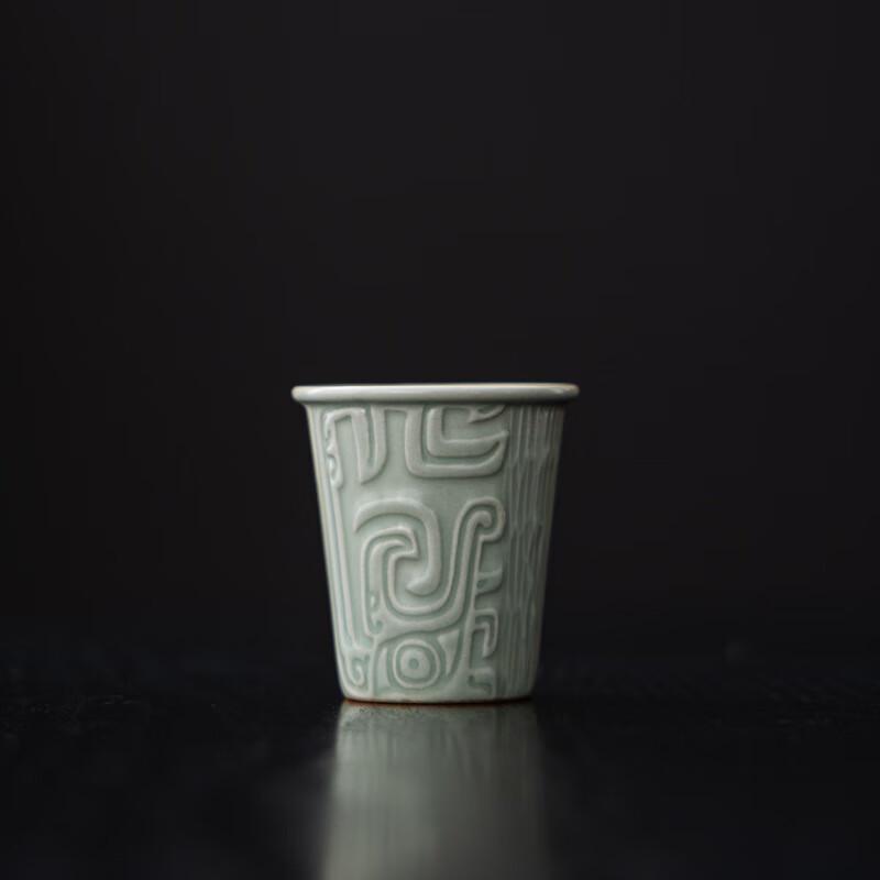 

Sanxingdui Ru Kiln White Porcelain Tea Cup