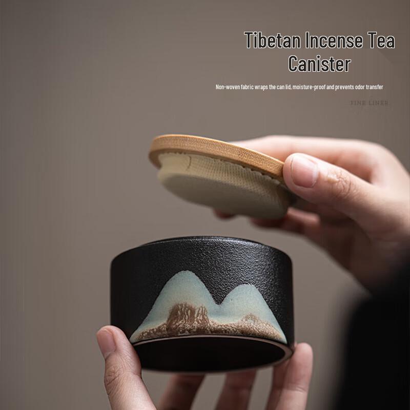 Sushi Ceramics Hand-Painted Landscape Tea Set