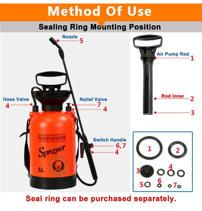 5L Pressure Sprayer Hand Pump Sprayers Nozzle Air Pressure Pump Lawn Agricultural Garden Tools Water Pump Pressure Sprayer