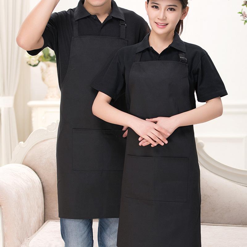 Cross-Collar Chef Apron: Hanging Neck Apron for Restaurants, Cafés, and Waitstaff