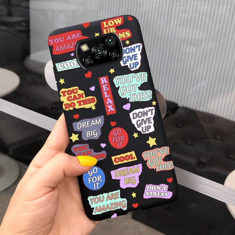 Poco X3 Pro Case Silicone Soft Phone Back Cover For Xiaomi Poco X3 NFC Popular Fundas For Xiomi Mi Poco X3 X 3 X3NFC X3Pro Coque