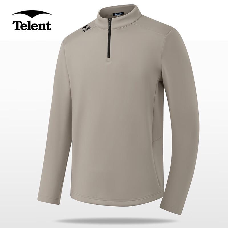 Tianluntian Men's Autumn/Winter Half-Zip Quick-Dry Breathable Sports Sweatshirt