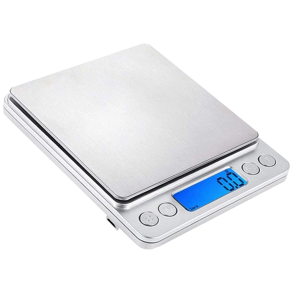 2kg/3kg/500g Multifunction Kitchen Scale 0.1/0.01g Digital Kitchen Scale Accurate Weighting High Accuracy Gram Scale LCD Display