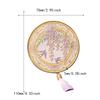 Travel Makeup Mirror Round Creative Cosmetic Mirror for Purse Pocket Handbag