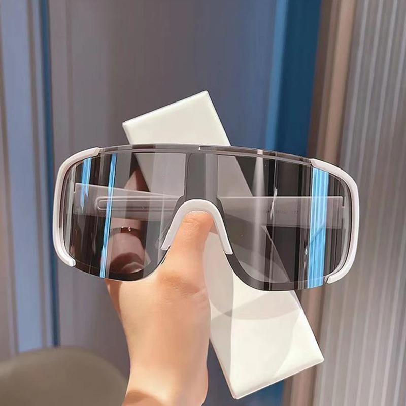 Tendance grande boîte lunettes de cyclisme en plein air en ligne lunettes de soleil de célébrité personnalité hommes et femmes lunettes de ski d'alpinisme.