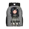 S-Santoro G-Gorjuss Rucksack für Männer Frauen Cooler Studenten Business Tagesrucksack Niedliche Puppen Spielzeug Laptop Computer Umhängetasche Geschenk