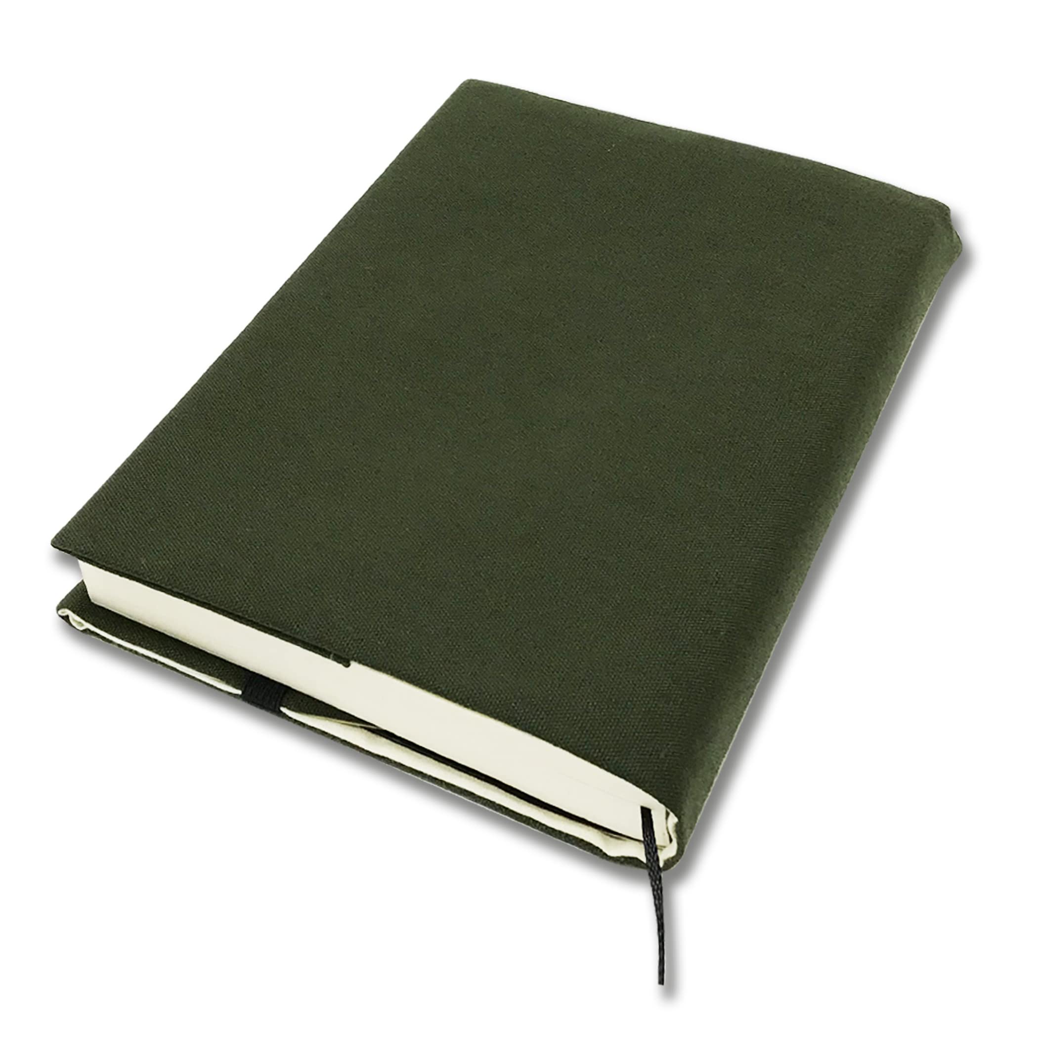 Регулируемая обложка для книги формата B6, сделано в, включает стильный японский подарок, британский B6 (Шесть-Шесть) Мягкие обложки, Япония, Закладка, Предмет, (Холст, Зеленый, (Шесть-Шесть)