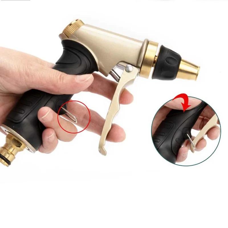 Copper-Zinc Alloy High-Pressure Water Gun - for Car Wash, Garden Irrigation & Cleaning