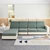 Jacquard Sofa Furniture Seat Cushion Protective Covers Stretchy Soild Colour Anti -Dirty L -Shaped Couch Covers Removable Sofa Slipcover Home Office