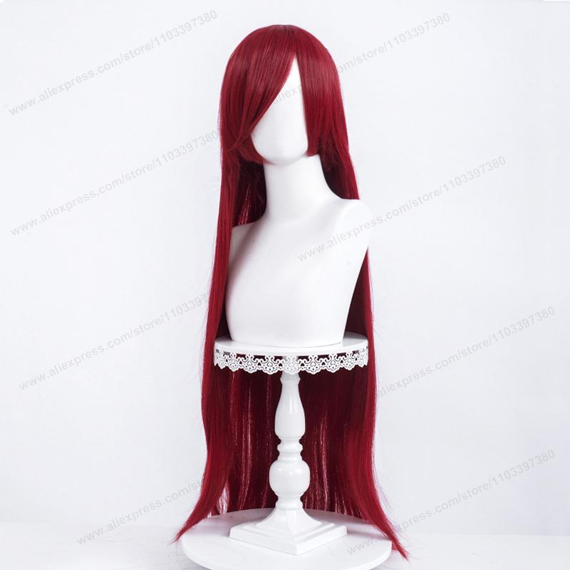 Anime 100Cm Long Staight Cosplay Synthetic Wig Black White Red Pink Brown Gold Blue Women Heat Resistant Hair High Quality Wigs
