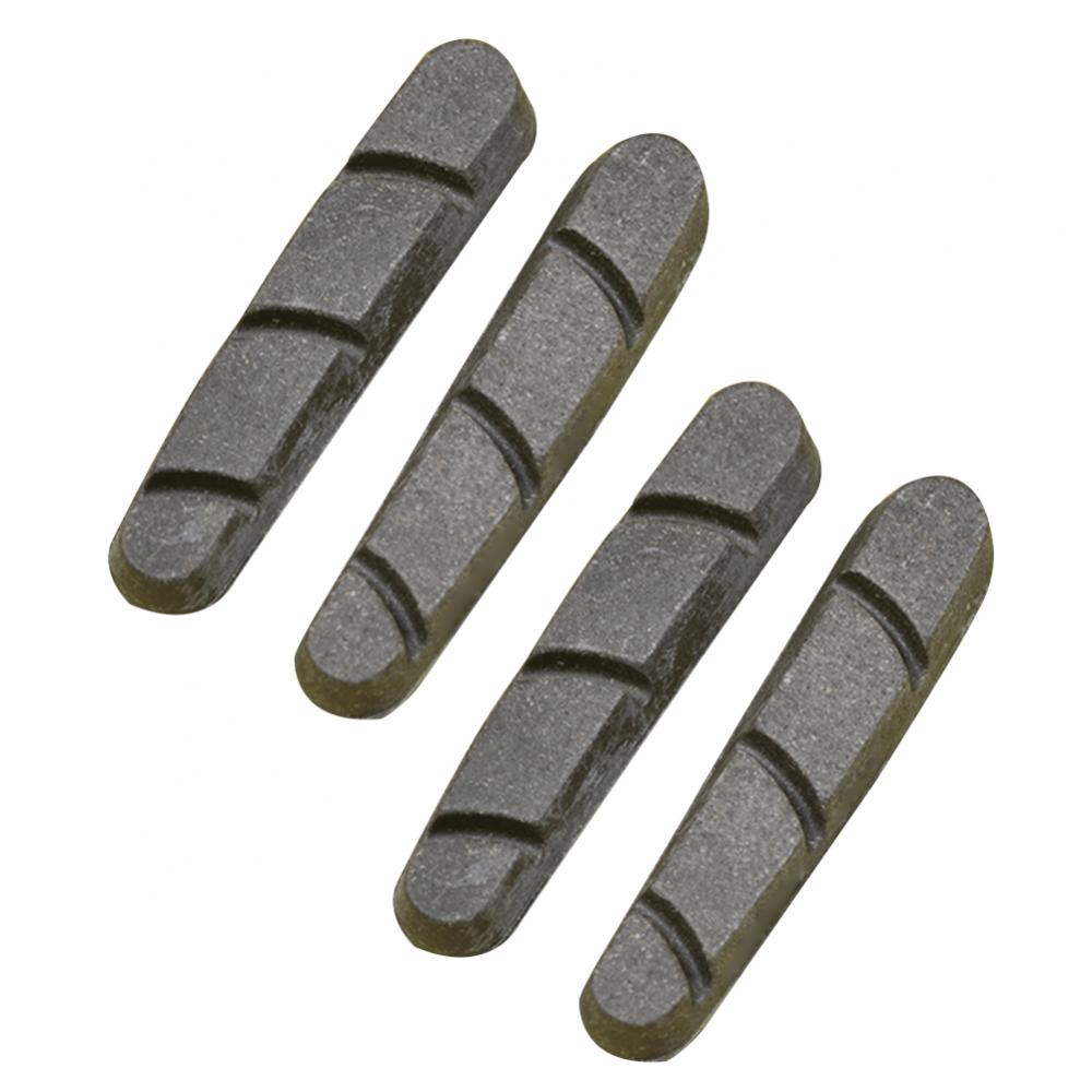 4Pcs Right Left Road Bike Bicycle Brake Pads for Carbon Fiber Wheel Rim Bike Bicycle Brake Pads чёрный