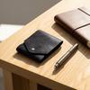 Business Trip Wallet Slim Faux Leather Wallet, Retro Snap Button Bifold Distressed Portable Card Holder for Men Women Slot