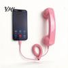Type-C Landline Telephone Handset Vintage Receiver for Cell Phone, 3.5mm Wired Retro Phone Handset, Universal Smartphone Handheld