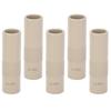 5Pcs Welding Torch Nozzle Anti Stick Coating Protective Welder Nozzle Replacement 500A