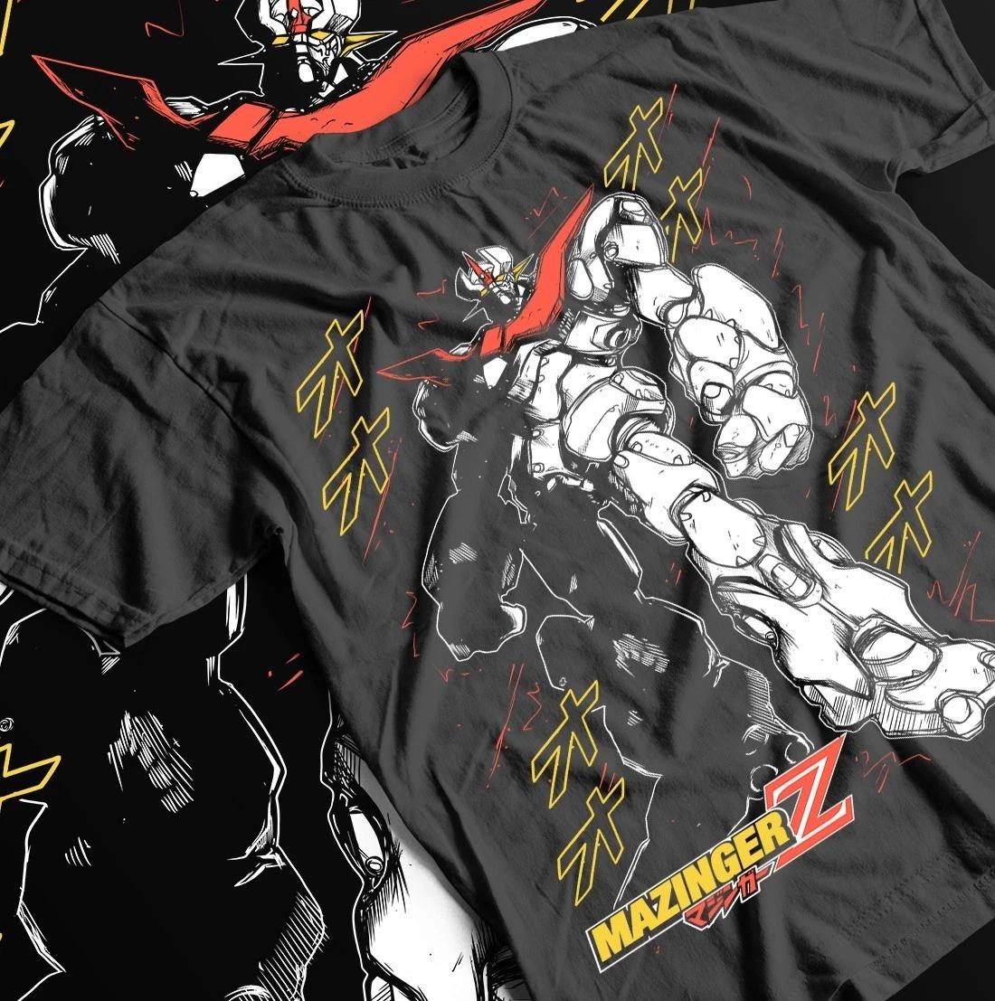 Mazinger Z Embroidered Tee, Anime Manga Shirt, Super Robot Classic, Unisex Top, S