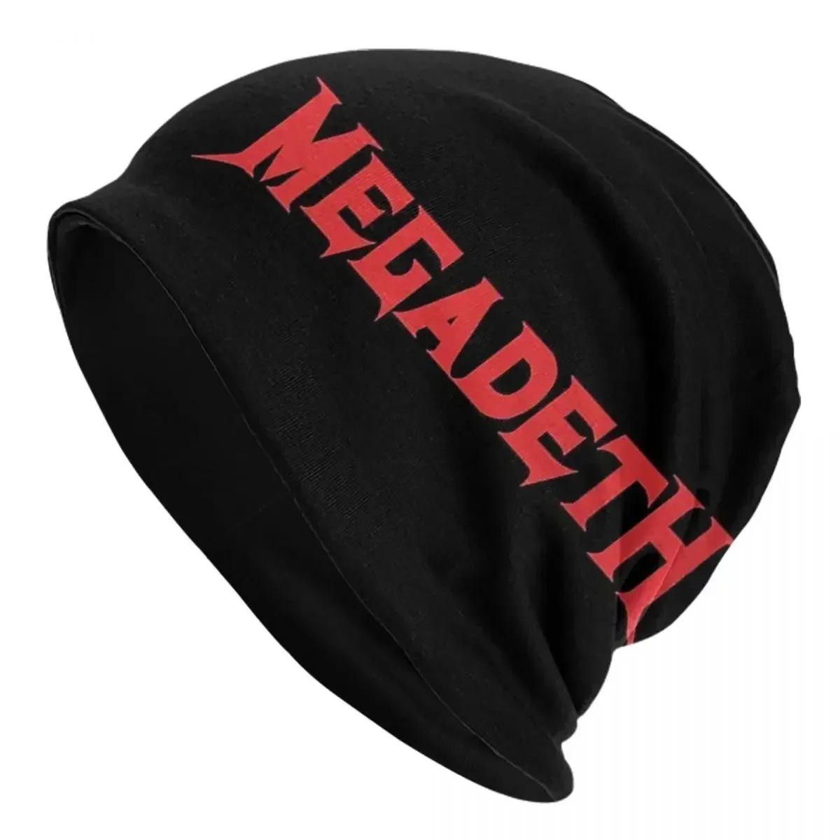 

Unisex WoUnisex Megadeth Cryptic Writings Beanies Hat Merchandise Retro Black Metal Death Metal Head Wrap Bonnet Knit Hat One Size