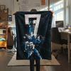 Cristiano Ronaldo Flannel Blanket, High quality Comfortable for All Seasons, Home Decor, Warmth and Comfort