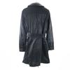 ANOTHER IMPORTANT CULTURE sheepskin trench coat Leather coat M black Women Used