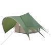 Teepee Tent for 5 Persons Green and Grey 415 X 415 X 247 Cm