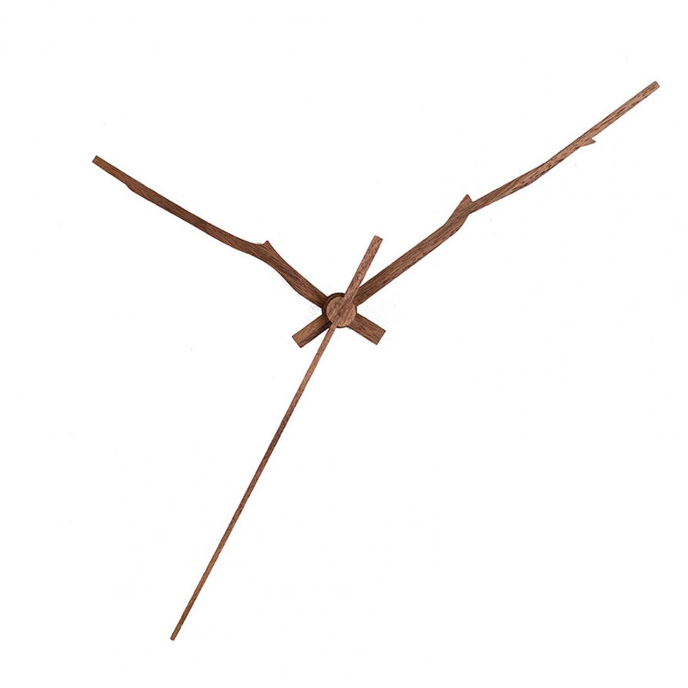 3Pcs/Set Durable Wall Clock Hands Long Clock Hands Solid Wood Repair Parts Wall Clock Hands Insert Kits